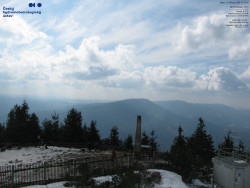 Pohled na jihozápad, Smrk