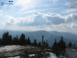 Pohled na jihozápad, Smrk