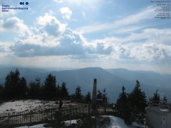 Pohled na jihozápad, Smrk