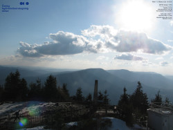 Pohled na jihozápad, Smrk