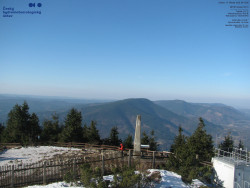 Pohled na jihozápad, Smrk