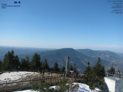 Pohled na jihozápad, Smrk