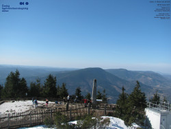 Pohled na jihozápad, Smrk