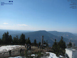 Pohled na jihozápad, Smrk