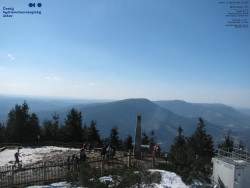 Pohled na jihozápad, Smrk