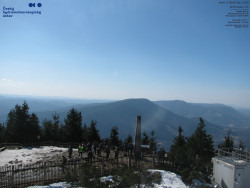 Pohled na jihozápad, Smrk