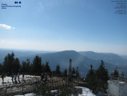 Pohled na jihozápad, Smrk