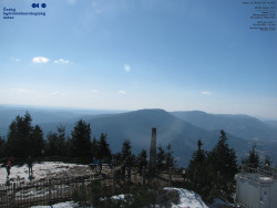 Pohled na jihozápad, Smrk