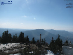 Pohled na jihozápad, Smrk