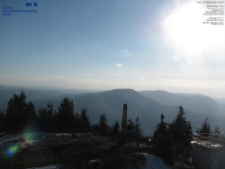 Pohled na jihozápad, Smrk