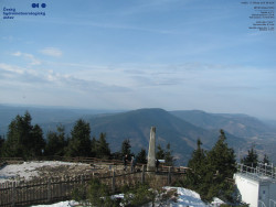 Pohled na jihozápad, Smrk