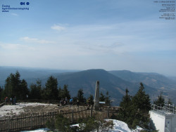 Pohled na jihozápad, Smrk