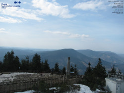 Pohled na jihozápad, Smrk