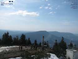 Pohled na jihozápad, Smrk