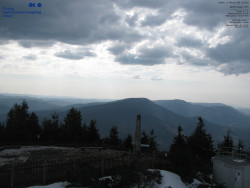 Pohled na jihozápad, Smrk