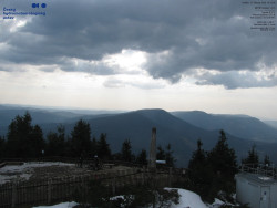 Pohled na jihozápad, Smrk