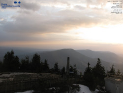 Pohled na jihozápad, Smrk