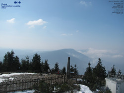 Pohled na jihozápad, Smrk