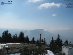 Pohled na jihozápad, Smrk