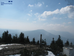 Pohled na jihozápad, Smrk