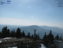 Pohled na jihozápad, Smrk