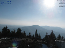 Pohled na jihozápad, Smrk