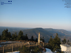 Pohled na jihozápad, Smrk