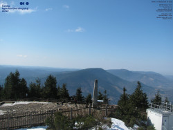 Pohled na jihozápad, Smrk