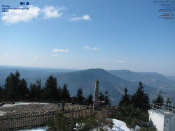 Pohled na jihozápad, Smrk