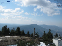 Pohled na jihozápad, Smrk