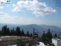 Pohled na jihozápad, Smrk