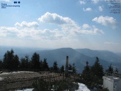 Pohled na jihozápad, Smrk