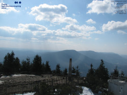 Pohled na jihozápad, Smrk