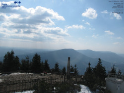 Pohled na jihozápad, Smrk