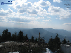 Pohled na jihozápad, Smrk