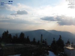 Pohled na jihozápad, Smrk