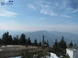 Pohled na jihozápad, Smrk