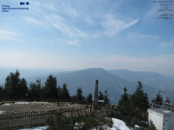 Pohled na jihozápad, Smrk