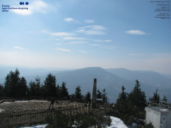 Pohled na jihozápad, Smrk