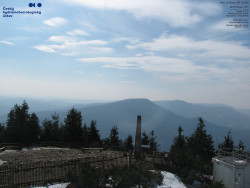 Pohled na jihozápad, Smrk