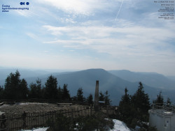 Pohled na jihozápad, Smrk