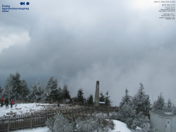 Pohled na jihozápad, Smrk