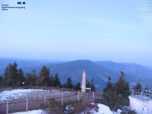 Lysá hora - Pohled na jihozápad, Smrk - 22.3.2026 v 05:15 Lysá hora - Pohled na jihozápad, Smrk - 22.3.2026 v 05:15