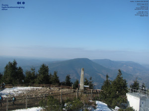 Lysá hora - Pohled na jihozápad, Smrk - 22.3.2026 v 08:15 Lysá hora - Pohled na jihozápad, Smrk - 22.3.2026 v 08:15