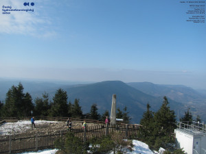 Lysá hora - Pohled na jihozápad, Smrk - 22.3.2026 v 09:00 Lysá hora - Pohled na jihozápad, Smrk - 22.3.2026 v 09:00