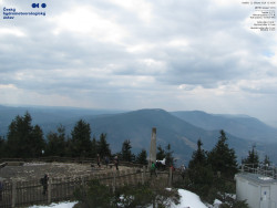 Pohled na jihozápad, Smrk