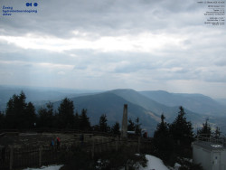 Pohled na jihozápad, Smrk