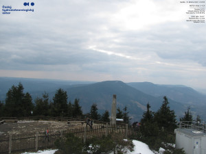 Lysá hora - Pohled na jihozápad, Smrk - 22.3.2026 v 14:30 Lysá hora - Pohled na jihozápad, Smrk - 22.3.2026 v 14:30