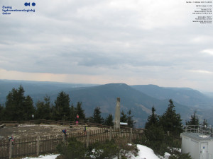 Lysá hora - Pohled na jihozápad, Smrk - 22.3.2026 v 14:45 Lysá hora - Pohled na jihozápad, Smrk - 22.3.2026 v 14:45