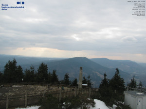 Lysá hora - Pohled na jihozápad, Smrk - 22.3.2026 v 15:15 Lysá hora - Pohled na jihozápad, Smrk - 22.3.2026 v 15:15